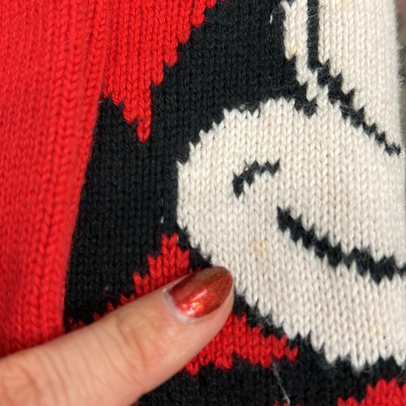 Forever 21 x Disney “Mickey & Co.” Cropped Red Sweater (size S) - Picture 8 of 8